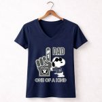 Snoopy Las Vegas Raiders 1 DAD One of A Kind 5 Womens V Neck