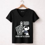 Snoopy Las Vegas Raiders 1 DAD One of A Kind 7 Womens V Neck