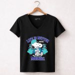 Snoopy Life Is Better With Mariners 7 Womens V Neck.jpg