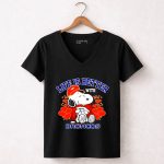 Snoopy Life is better with Denver Broncos 7 Womens V Neck