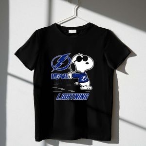 Snoopy Lightning Love Tampa Bay Shirt