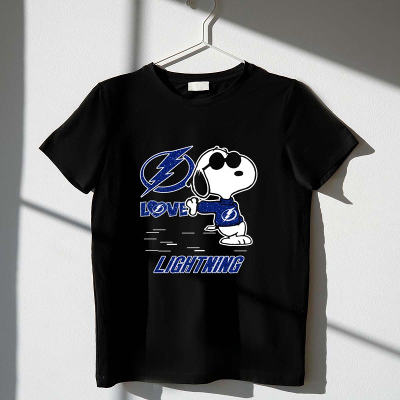 Snoopy Lightning Love Tampa Bay 1 T Shirt