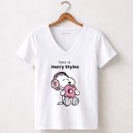 Snoopy Listen Music Harry Styles 5 Womens V Neck.jpg