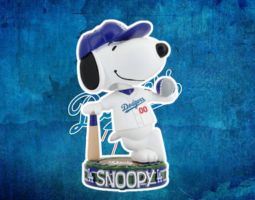 Snoopy Los Angeles Dodgers Banner
