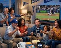 Snoopy Los Angeles Dodgers Mug Banner