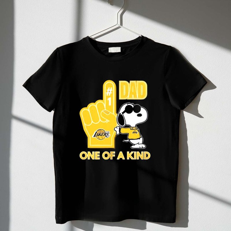 Snoopy Los Angeles Lakers 1 Dad One Of A Kind 1 T Shirt