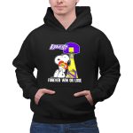 Snoopy Los Angeles Lakers Basketball Forever Win or Lose 2 Hoodie