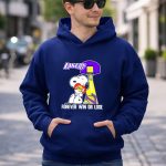 Snoopy Los Angeles Lakers Basketball Forever Win or Lose 8 Hoodie