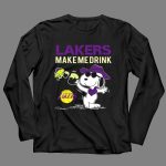 Snoopy Los Angeles Lakers Make Me Drink 4 Long Sleeves