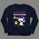 Snoopy Los Angeles Lakers Make Me Drink 6 Long Sleeves