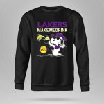 Snoopy Los Angeles Lakers Make Me Drink 9 Hoodie