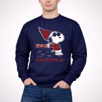 Snoopy Love Cardinals Arizona NFL Football Fandom 3 Sweatshirt