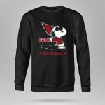 Snoopy Love Cardinals Arizona NFL Football Fandom 9 Sweatshirt