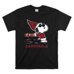 Snoopy Love Cardinals Arizona NFL Football Fandom T Shirt 6