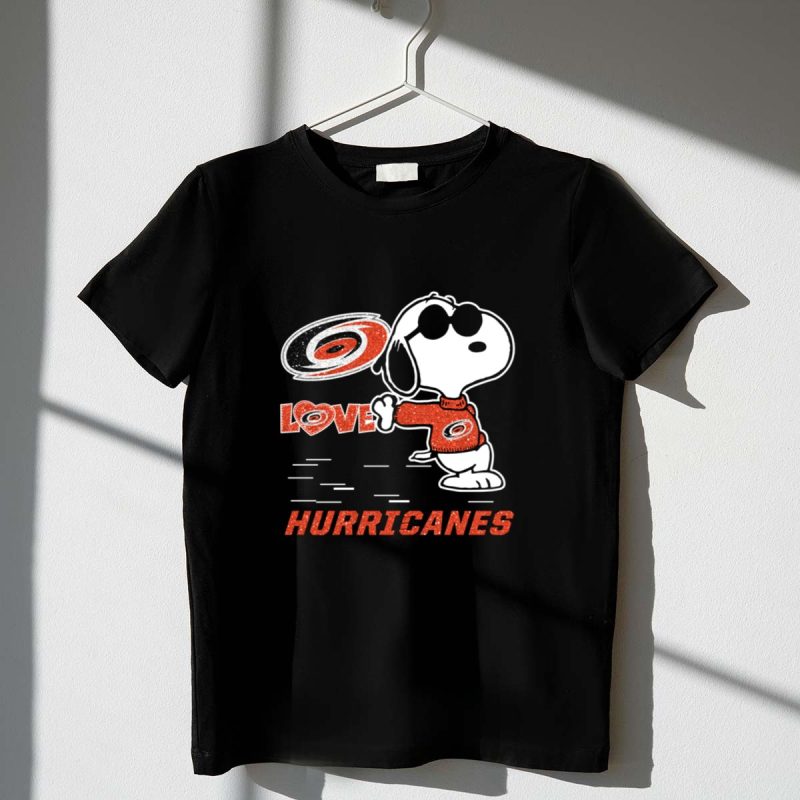 Snoopy Love Carolina Hurricanes Peanuts Hockey Fans 1 T Shirt.jpg