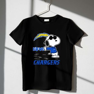 Snoopy Love Chargers Los Angeles 1 T Shirt