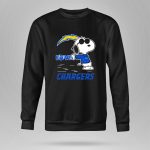 Snoopy Love Chargers Los Angeles 9 Sweatshirt