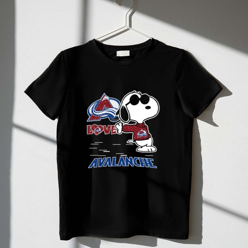 Snoopy Love Colorado Avalanche Peanuts Hockey 1 T Shirt.jpg