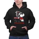 Snoopy Love Falcons Atlanta Football Fan 2 Hoodie