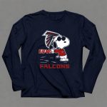 Snoopy Love Falcons Atlanta Football Fan 6 Long Sleeves