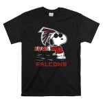 Snoopy Love Falcons Atlanta Football Fan T Shirt 6