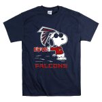 Snoopy Love Falcons Atlanta Football Fan T Shirt 7
