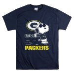 Snoopy Love Green Bay Packers Nfl Football Fans T Shirt 7