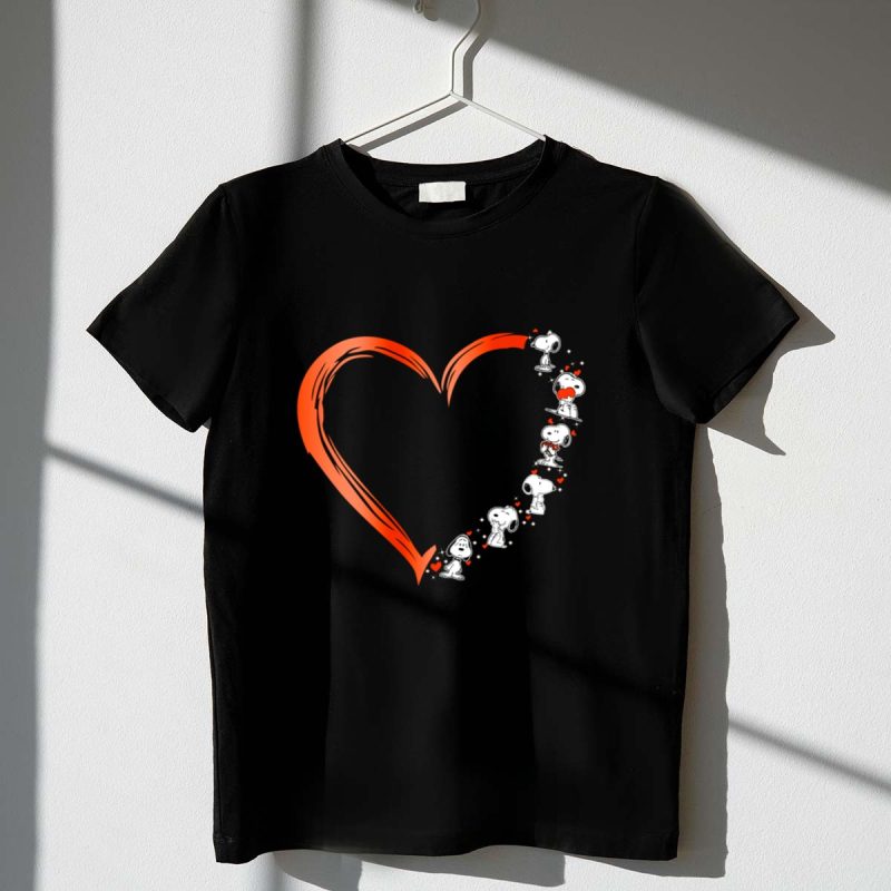 Snoopy Love Heart 1 T Shirt