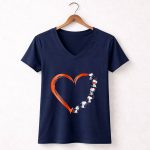 Snoopy Love Heart 5 Womens V Neck