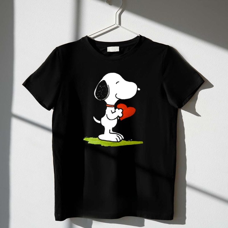Snoopy Love Heart Hug Peanuts Cartoon 1 T Shirt