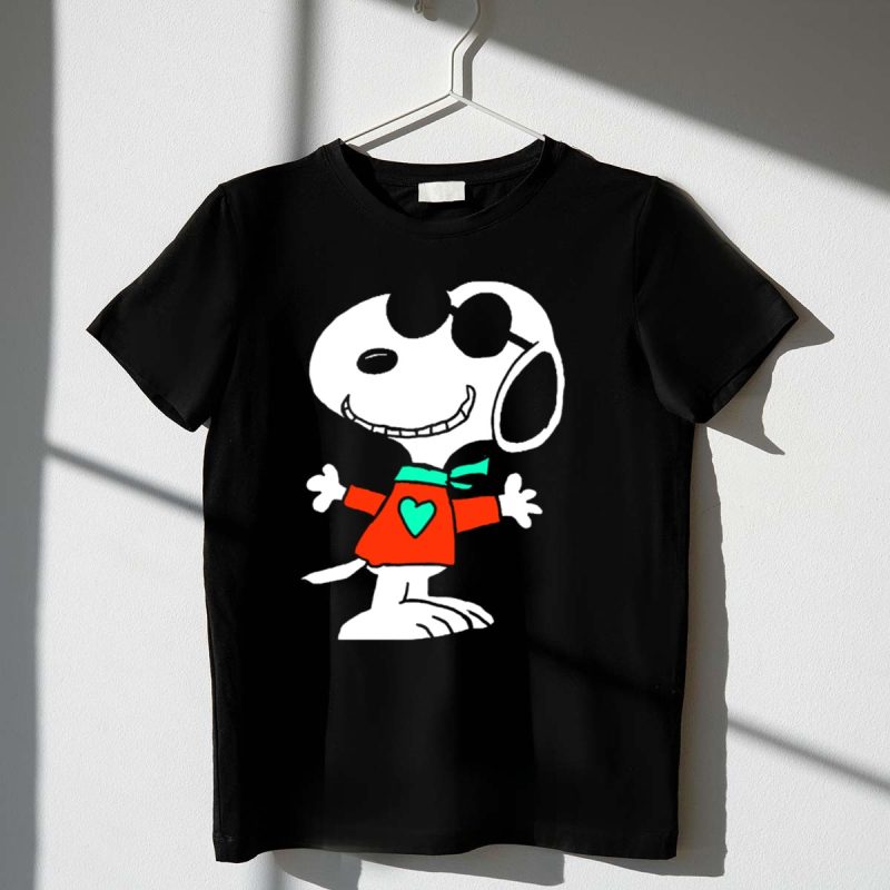 Snoopy Love Heart Sweater Sunglasses 1 T Shirt