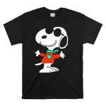 Snoopy Love Heart Sweater Sunglasses T Shirt 6