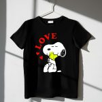 Snoopy Love Hearts Hugging Woodstock 1 T Shirt