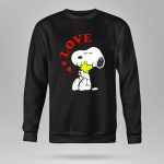 Snoopy Love Hearts Hugging Woodstock 9 Sweatshirt