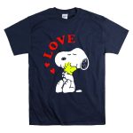 Snoopy Love Hearts Hugging Woodstock T Shirt 7