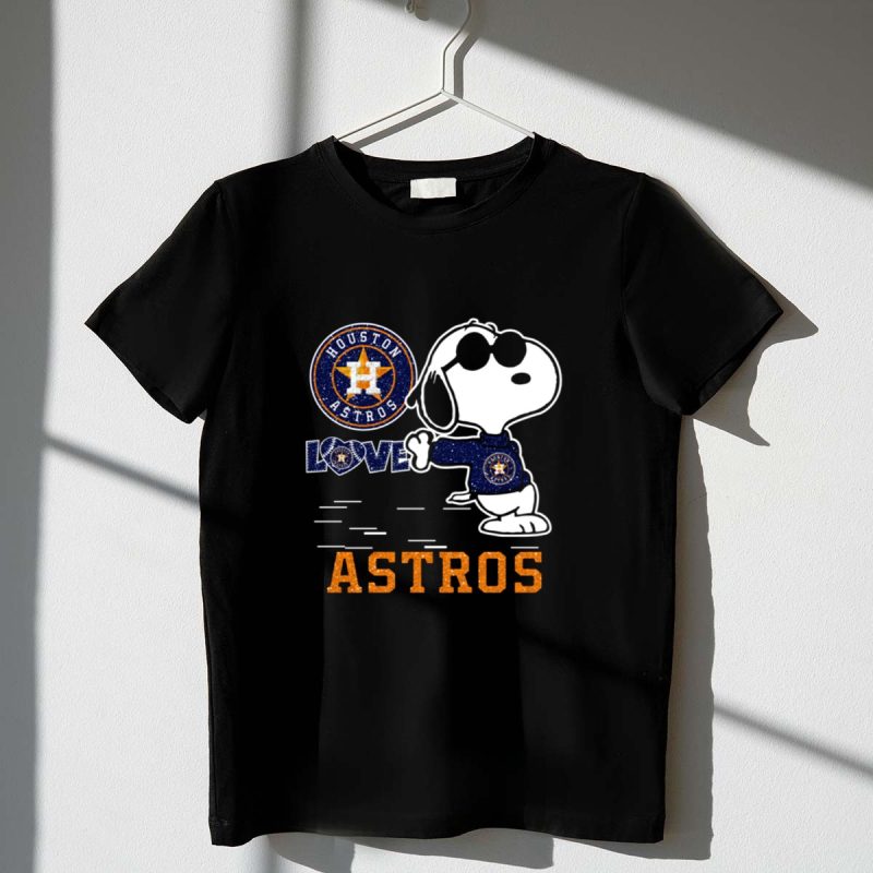 Snoopy Love Houston Astros Astros 1 T Shirt