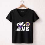 Snoopy Love Hug Logo LSU Tigers 7 Womens V Neck 1.jpg