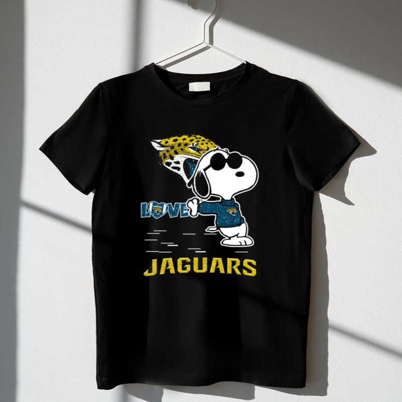 Snoopy Love Jacksonville Jaguars Jaguars 1 T Shirt