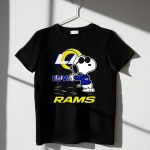 Snoopy Love Los Angeles Rams Football Fan Graphics 1 T Shirt