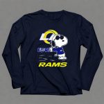 Snoopy Love Los Angeles Rams Football Fan Graphics 6 Long Sleeves