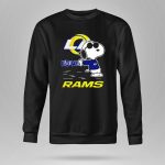 Snoopy Love Los Angeles Rams Football Fan Graphics 9 Sweatshirt