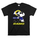 Snoopy Love Los Angeles Rams Football Fan Graphics T Shirt 6