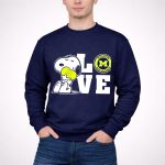 Snoopy Love Michigan Wolverines Peanuts Football 3 Sweatshirt.jpg