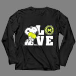 Snoopy Love Michigan Wolverines Peanuts Football 4 Long Sleeves.jpg