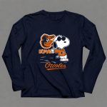 Snoopy Love Orioles Baltimore 6 Long Sleeves