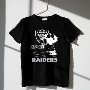 Snoopy Love Raiders Las Vegas Raiders NFL Football 1 T Shirt