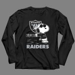 Snoopy Love Raiders Las Vegas Raiders NFL Football 4 Long Sleeves
