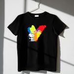Snoopy Love Rainbow Splash Peanuts 1 T Shirt