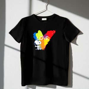 Snoopy Love Rainbow Splash Peanuts 1 T Shirt