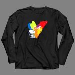 Snoopy Love Rainbow Splash Peanuts 4 Long Sleeves